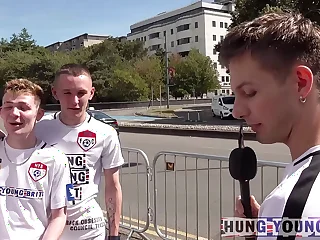 We found so many hot guys! We met this scally guy and he tried to teach us some Welsh!