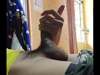 I couldn't help but masturbate and end up cumming on my cock.